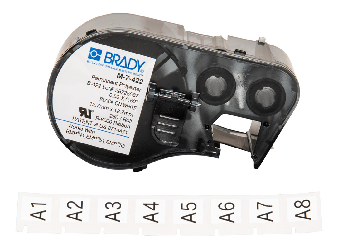 You Recently Viewed Brady B-422 Continuous Polyester Panel Component Labels Image