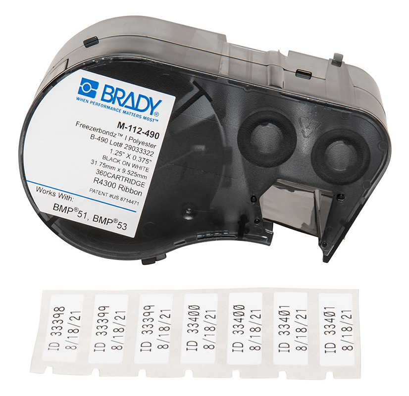You Recently Viewed Brady B-490 BMP51, BMP53 Polyester Cryogenic Laboratory Labels Image