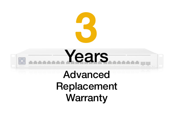 You Recently Viewed Extended Hardware Warranty for Ubiquiti Networks USW-ENTERPRISEXG-24 Image