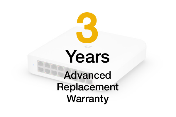 You Recently Viewed Extended Hardware Warranty for Ubiquiti Networks USW-LITE-16-POE Image