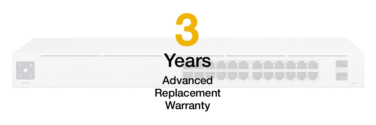 You Recently Viewed Extended Hardware Warranty for Ubiquiti Networks USW-24 Image