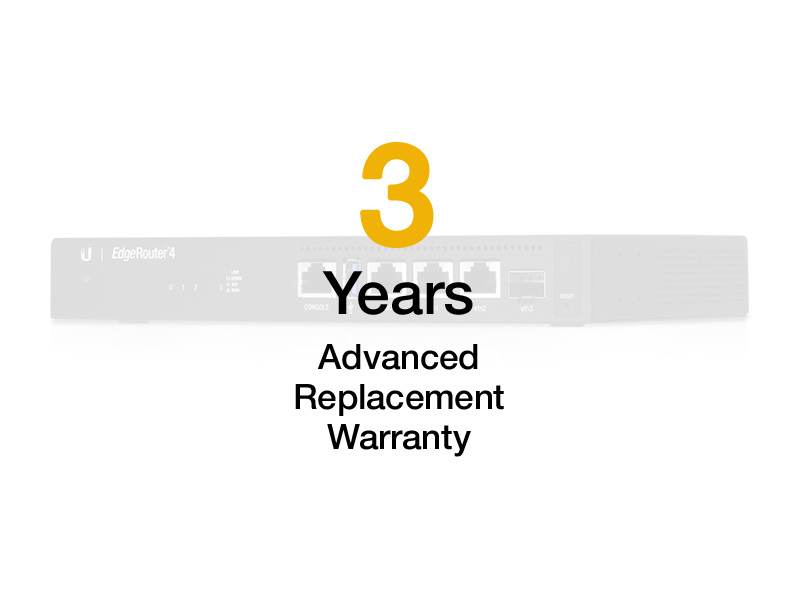 You Recently Viewed Extended Hardware Warranty for Ubiquiti Networks ER-4 Image