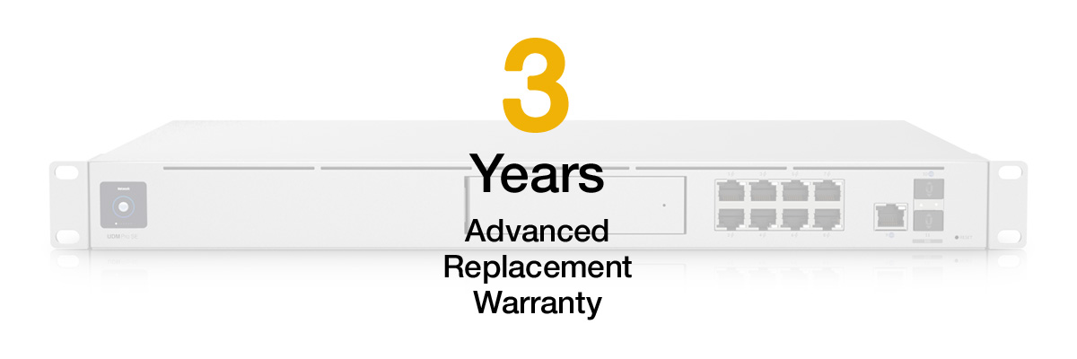 You Recently Viewed Extended Hardware Warranty for Ubiquiti Networks UDM-SE Image