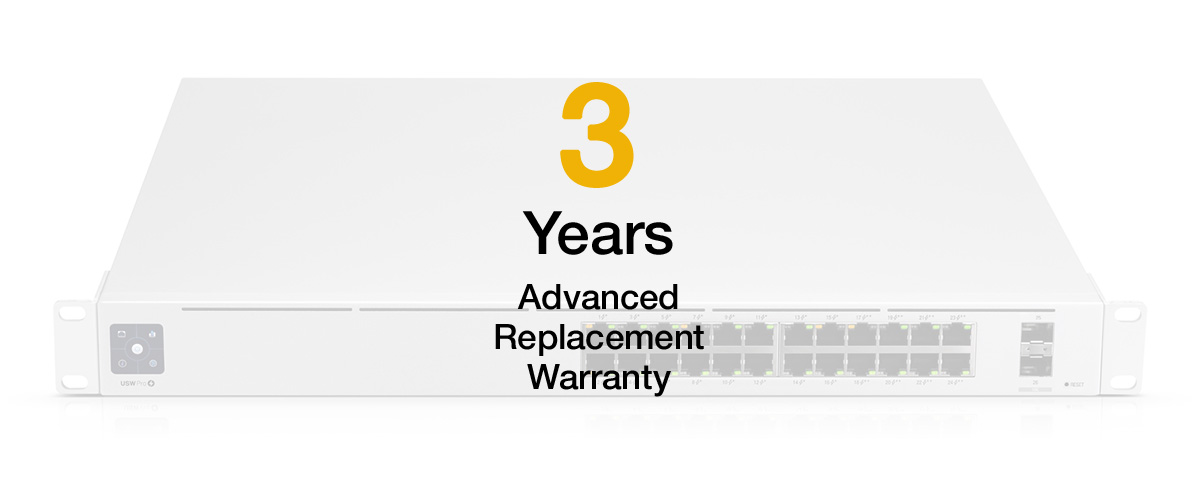 You Recently Viewed Extended Hardware Warranty for Ubiquiti Networks USW-PRO-24-POE Image