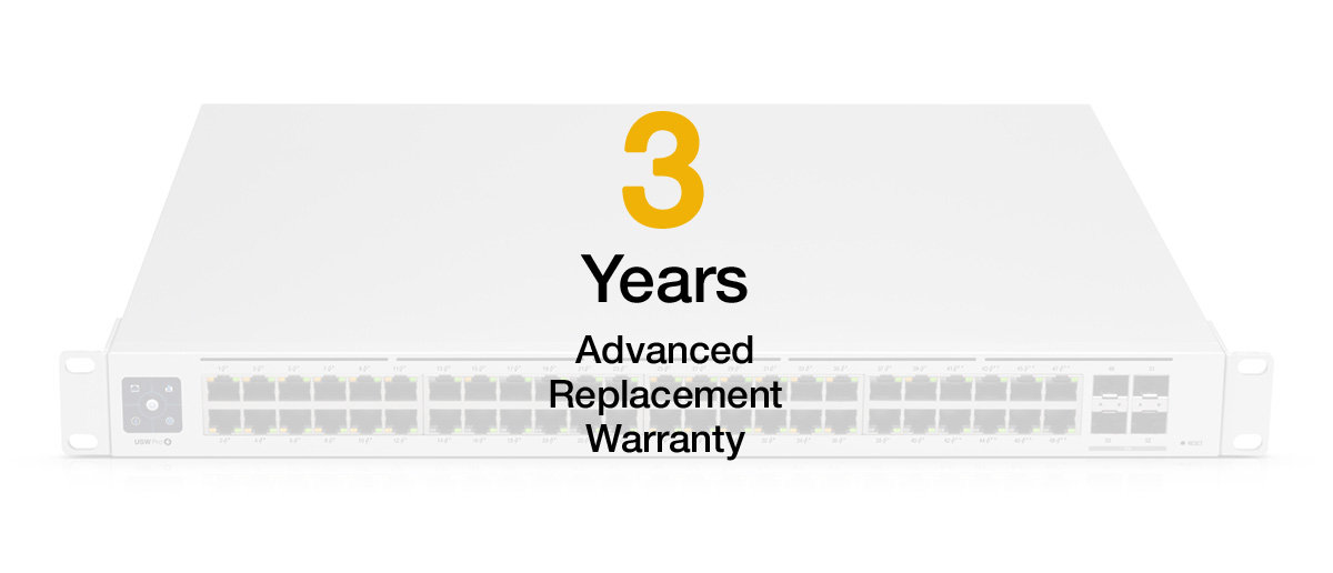 You Recently Viewed Extended Hardware Warranty for Ubiquiti Networks USW-PRO-48-POE Image