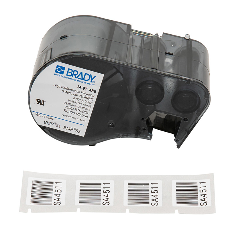 You Recently Viewed Brady B-488 Matt White Polyester General Identification Labels Image