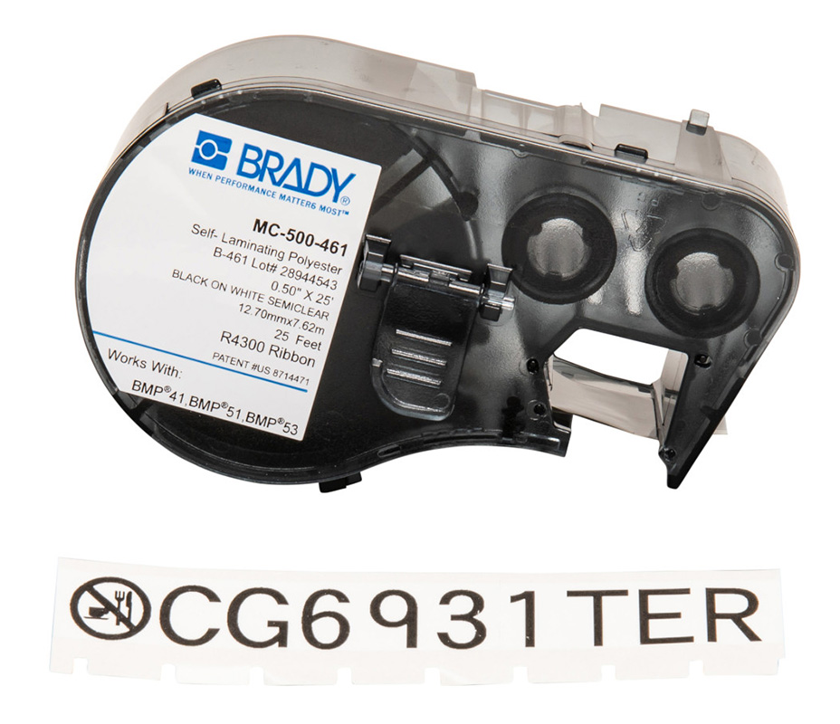 You Recently Viewed Brady B-461 Continuous Self-laminating Polyester Cryogenic Laboratory Labels Image