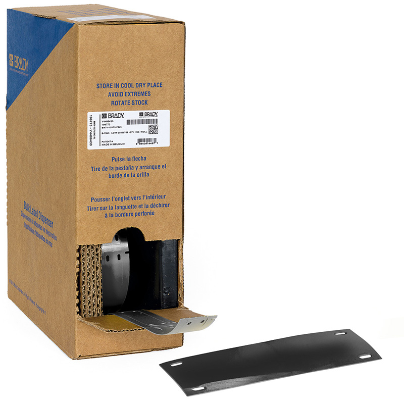 You Recently Viewed Brady B-7598 Polyester Tags Bulk 25mm (w) x 75mm (h) Image