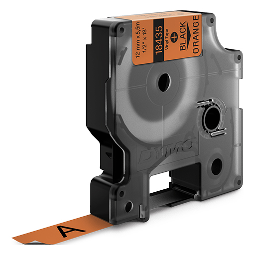 You Recently Viewed DYMO Industrial Vinyl Labels Black Text on Orange Label Image