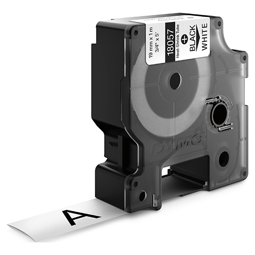 You Recently Viewed DYMO Industrial Heat-Shrink Labels Black Text on White Label Image