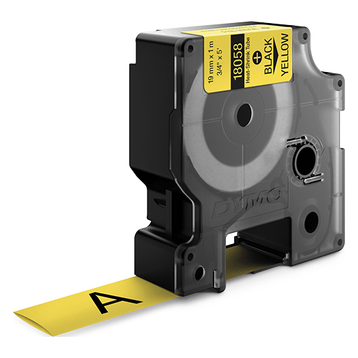 You Recently Viewed DYMO Industrial Heat-Shrink Labels Black Text on Yellow Label Image