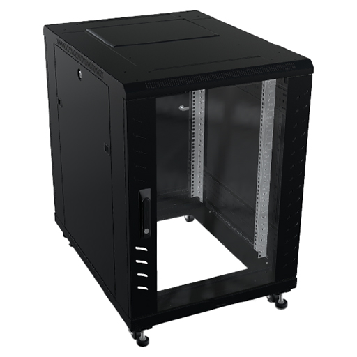 You Recently Viewed Environ CR600 Rack 600x800mm Glass (F) Vented (R) B/Panels No/Mgmt Black Image