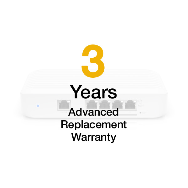 You Recently Viewed Extended Hardware Warranty for Ubiquiti Networks USW-FLEX-XG Image
