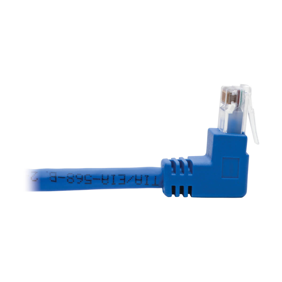 Eaton N204-BL-UD Up/Down-Angle Cat6 Gigabit Molded UTP Ethernet Cable, Blue