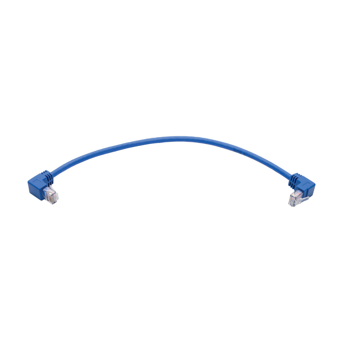 Eaton N204-BL-UD Up/Down-Angle Cat6 Gigabit Molded UTP Ethernet Cable, Blue