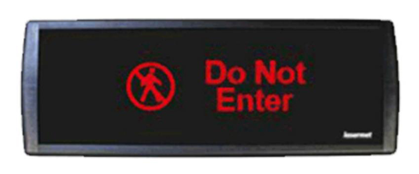SafeCount LED Enter / Do Not Enter Sign