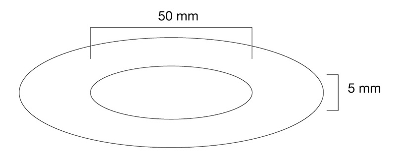 Neomounts Ceiling Mount Cover - 50mm Diameter
