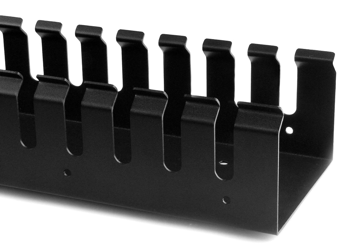 StarTech Vertical Cable Organizer with Finger Ducts - 0U