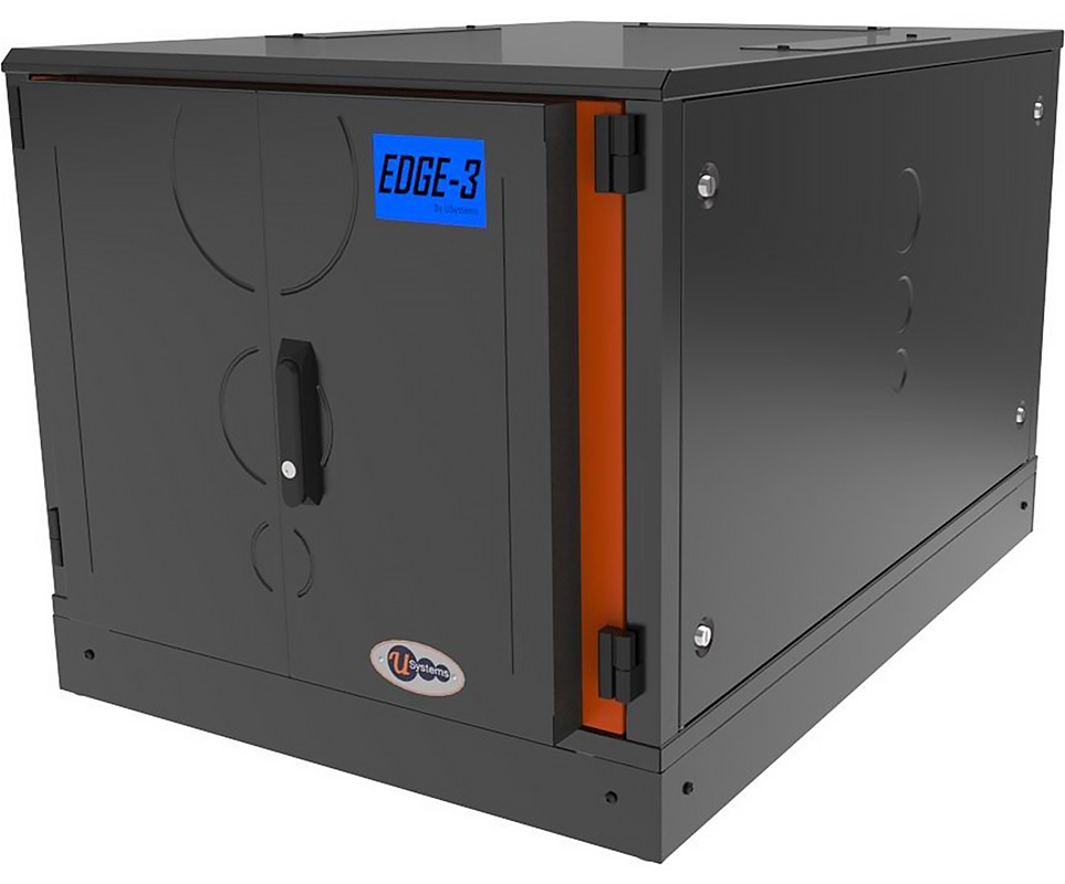 Usystems EDGE-3 12u 780w 1100d 200-240V Bottom Vented Server Rack