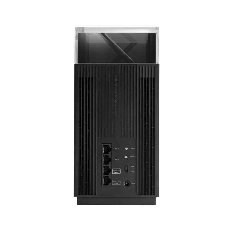 ASUS ZenWiFi Pro ET12 Tri-band (2.4 GHz/5 GHz/6 GHz) Wi-Fi 6E Black 3 Internal