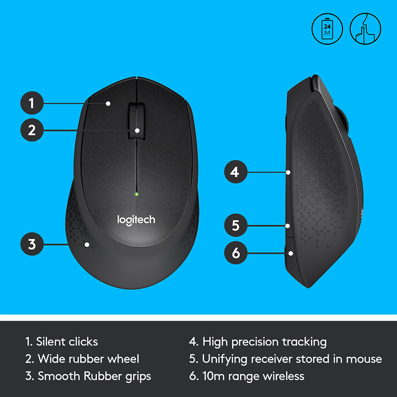 Logitech M330 Silent Plus Mouse