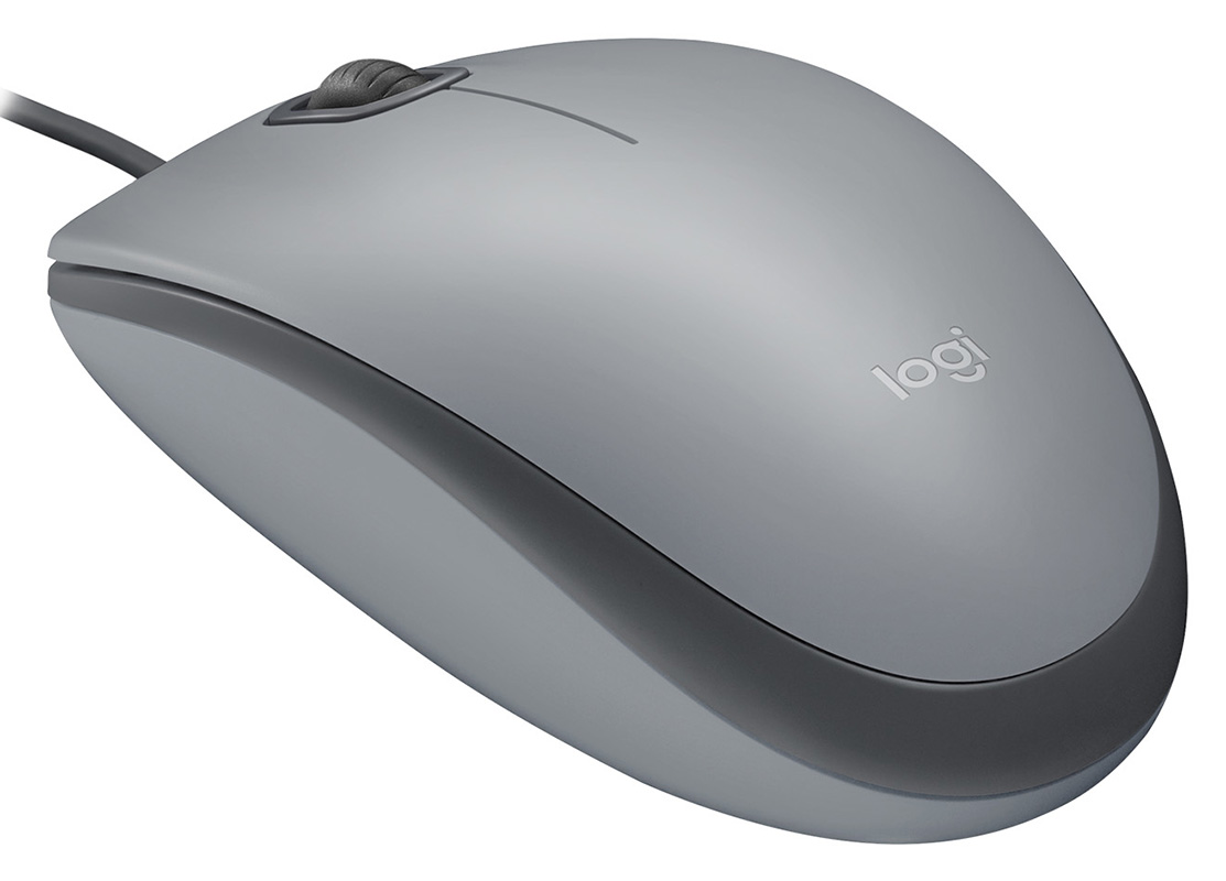Logitech M110 Silent Corded Mouse