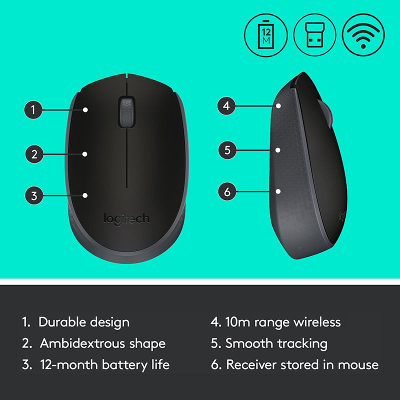 Logitech M171 Wireless Mouse