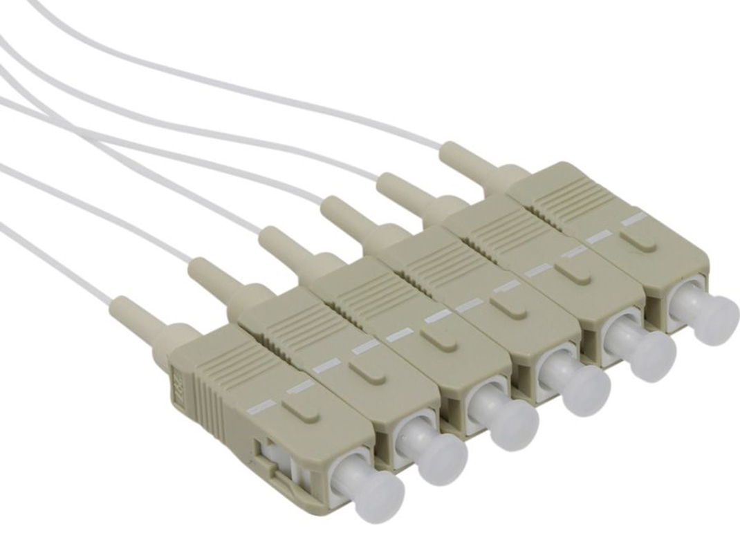 Enbeam Fibre Pigtail OM2 50/125 UPC White 1m 12-pack