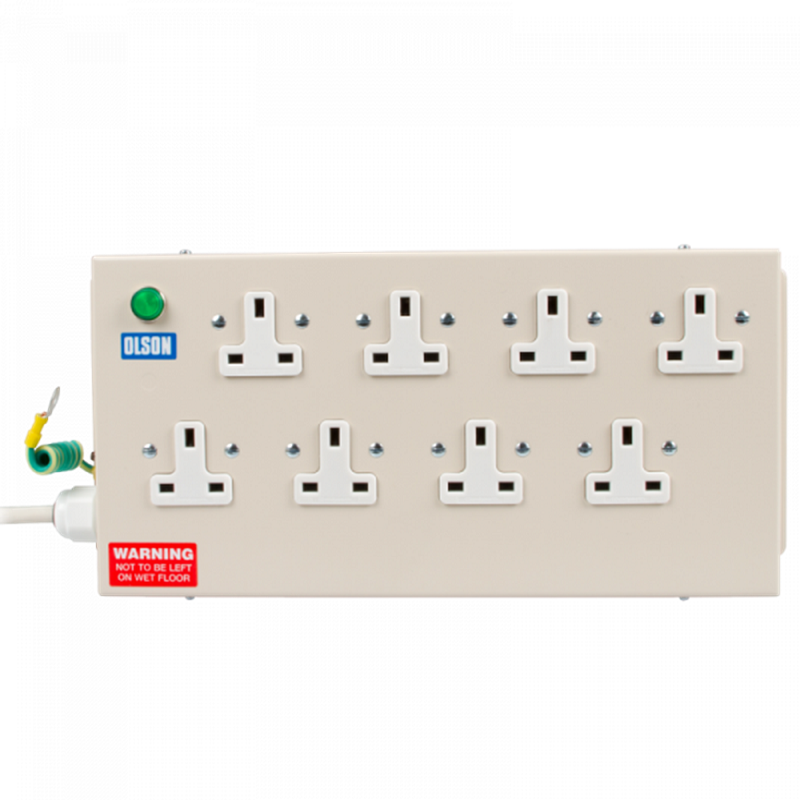 Olson Hospital Grade 13A Unswitched Space Saving Box PDU