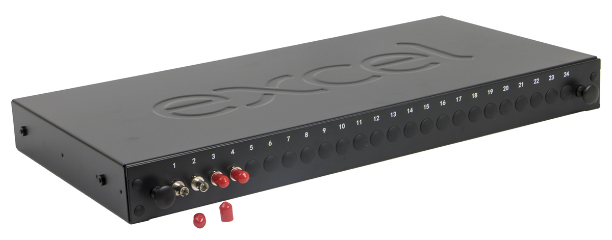 Enbeam 24 Way Fibre Optic Panel - ST