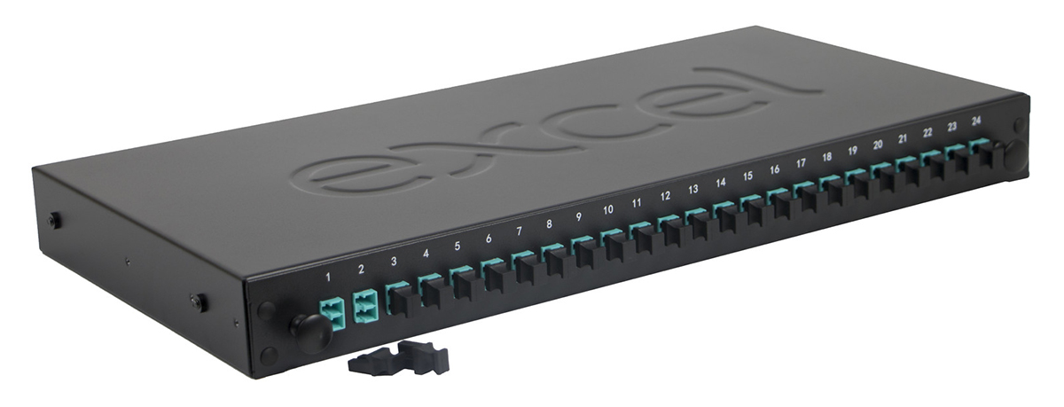 Enbeam 24 Way LC Duplex Fibre Panel