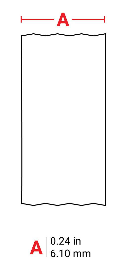 Brady B-498 Continuous Repositionable Vinyl Cloth Terminal Block Labels