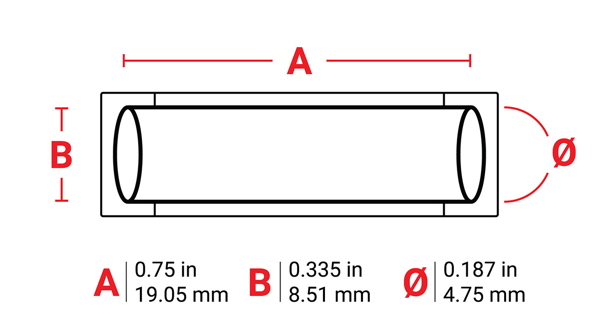 Brady B-342 Polyolefin 20-10 Gauge Wire Marking Sleeve