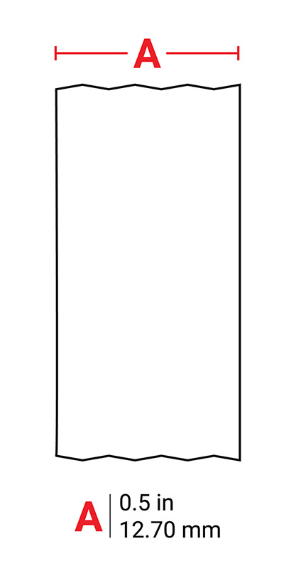 Brady B-461 Continuous Self-laminating Polyester Cryogenic Laboratory Labels