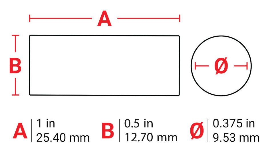 Brady B-492 Ultra Thin Polyester Laboratory Label with Vial Top