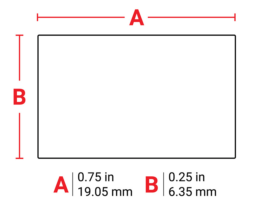 Brady B-423 Glossy White Polyester Asset Tracking Labels