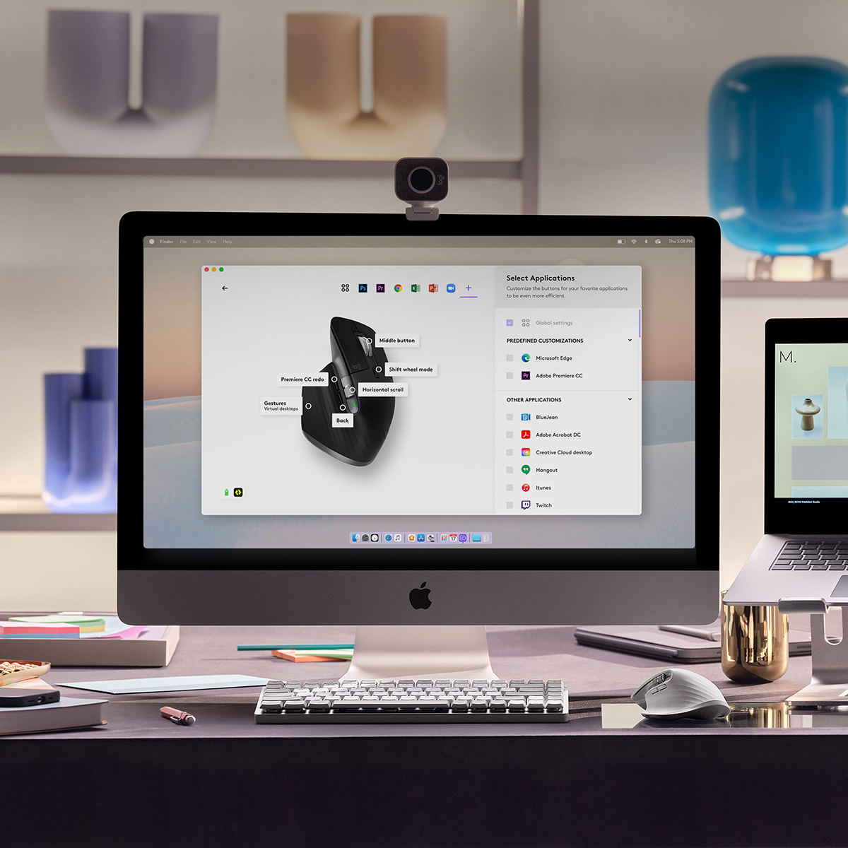 Logitech MX Master 3S For MAC, Performance Wireless Mouse
