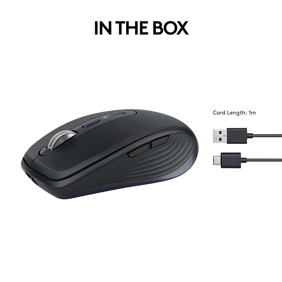Logitech MX Anywhere 3S, Compact Wireless Performance Mouse