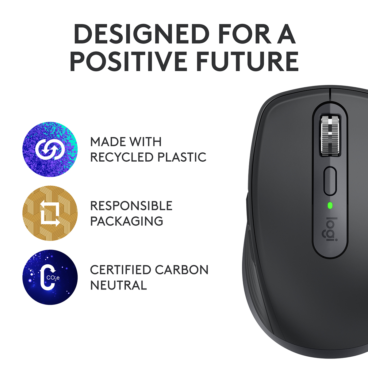 Logitech MX Anywhere 3S, Compact Wireless Performance Mouse