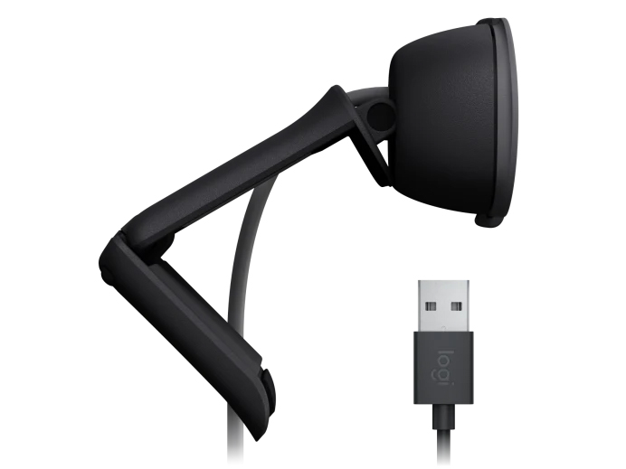 Logitech BRIO 100 Full HD 1080p Webcam with Integrated Privacy Shutter