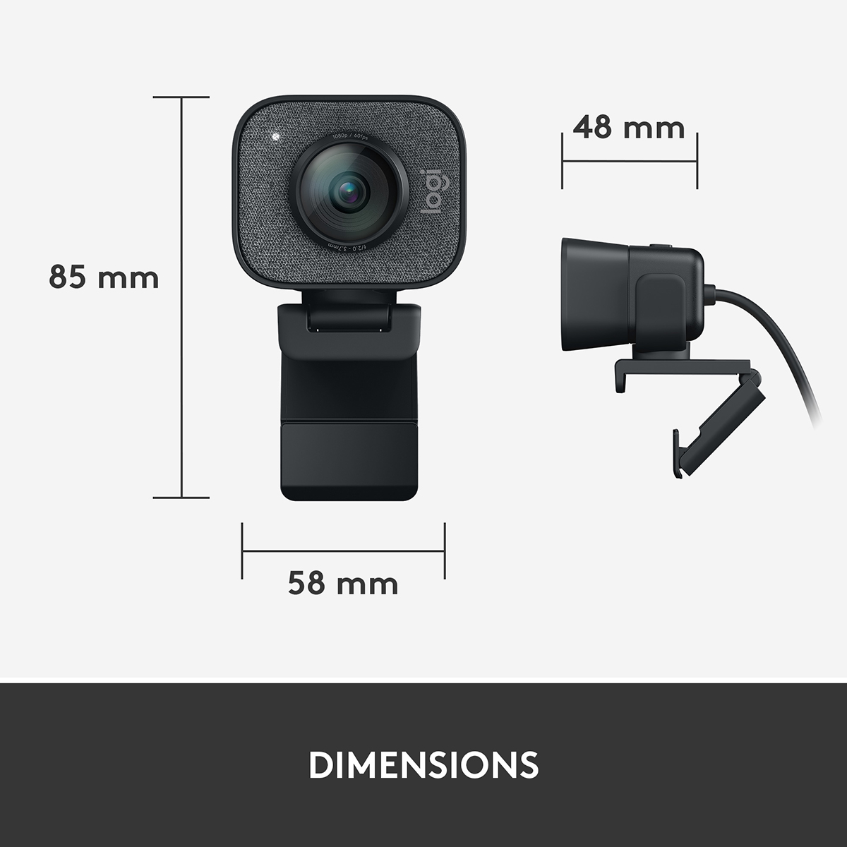 Logitech StreamCam Full HD Camera with USB-C for Live Streaming