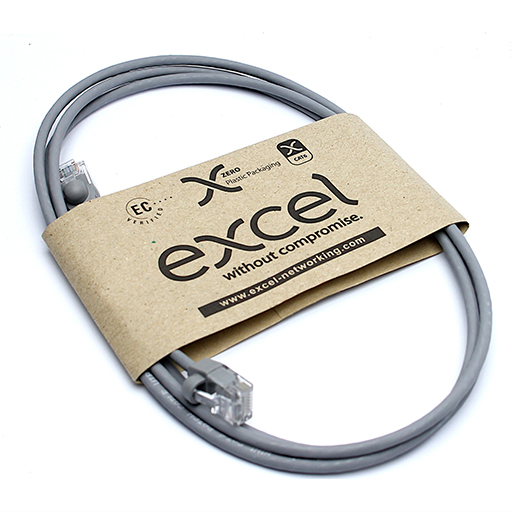 Excel Cat6 Mini Patch Lead U/UTP LS0H Blade Booted