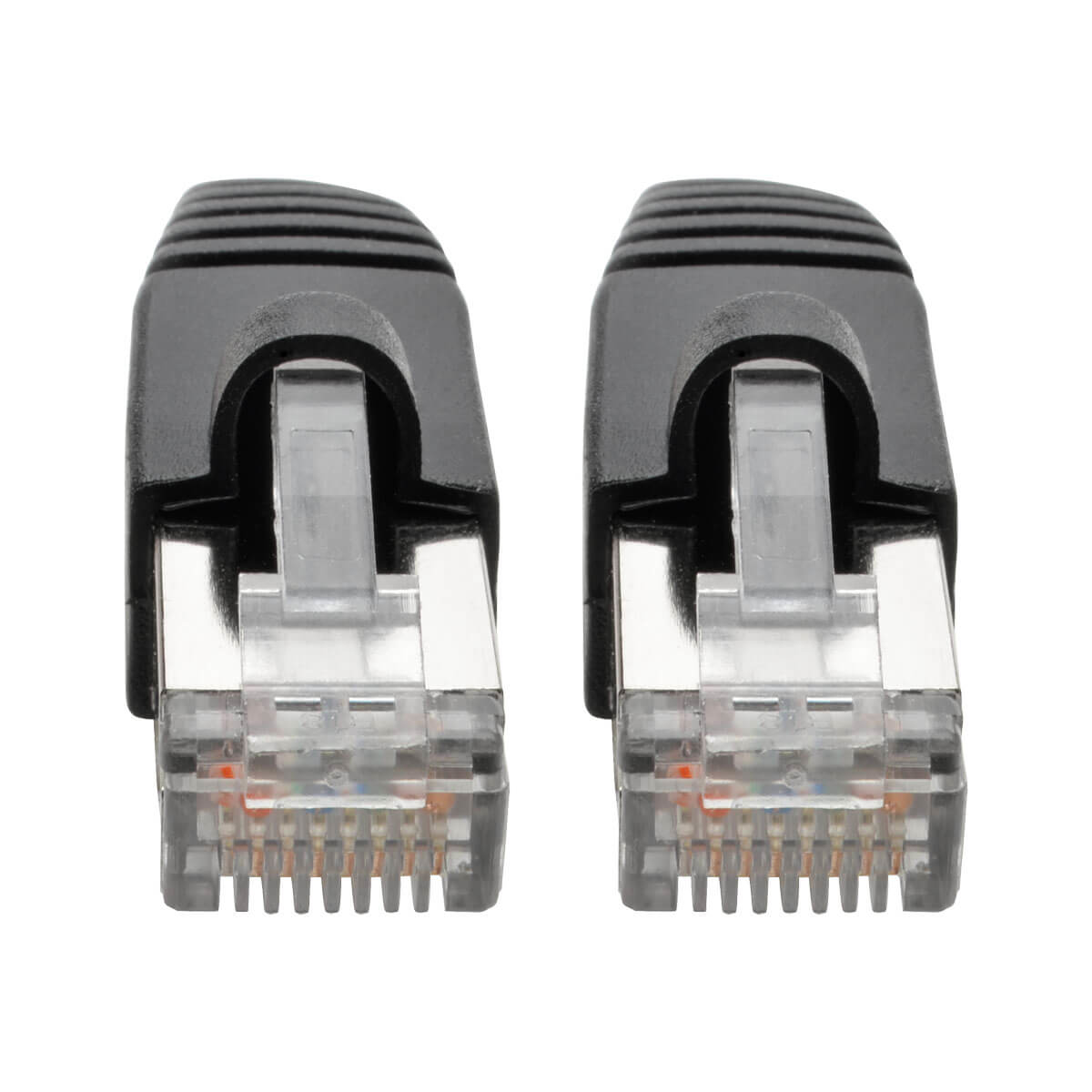 Eaton N262-BK Cat6a 10G Snagless Shielded STP Ethernet Cable (RJ45 M/M), PoE, BK 
