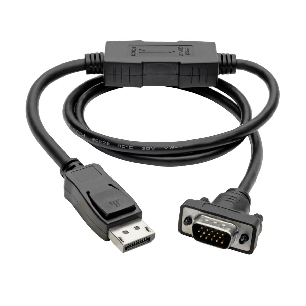 Eaton P581-VGA-V2 DisplayPort 1.2 to VGA Active Adapter Cable