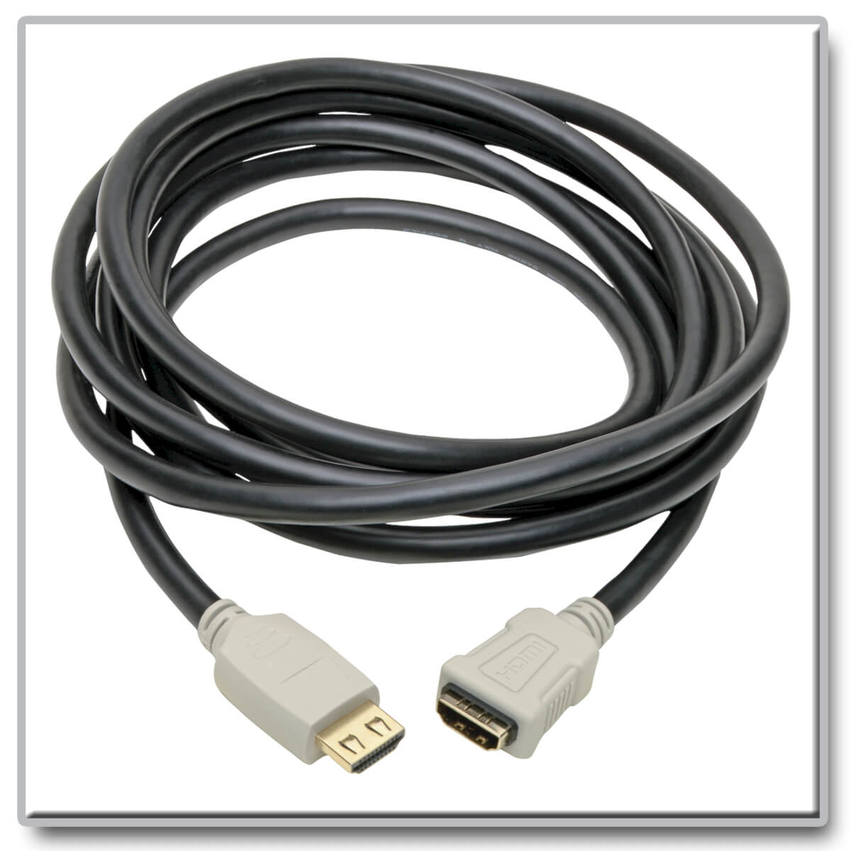 Eaton P569-2B-MF High-Speed HDMI Extension Cable (M/F) - 4K 60 Hz, HDR, 4:4:4