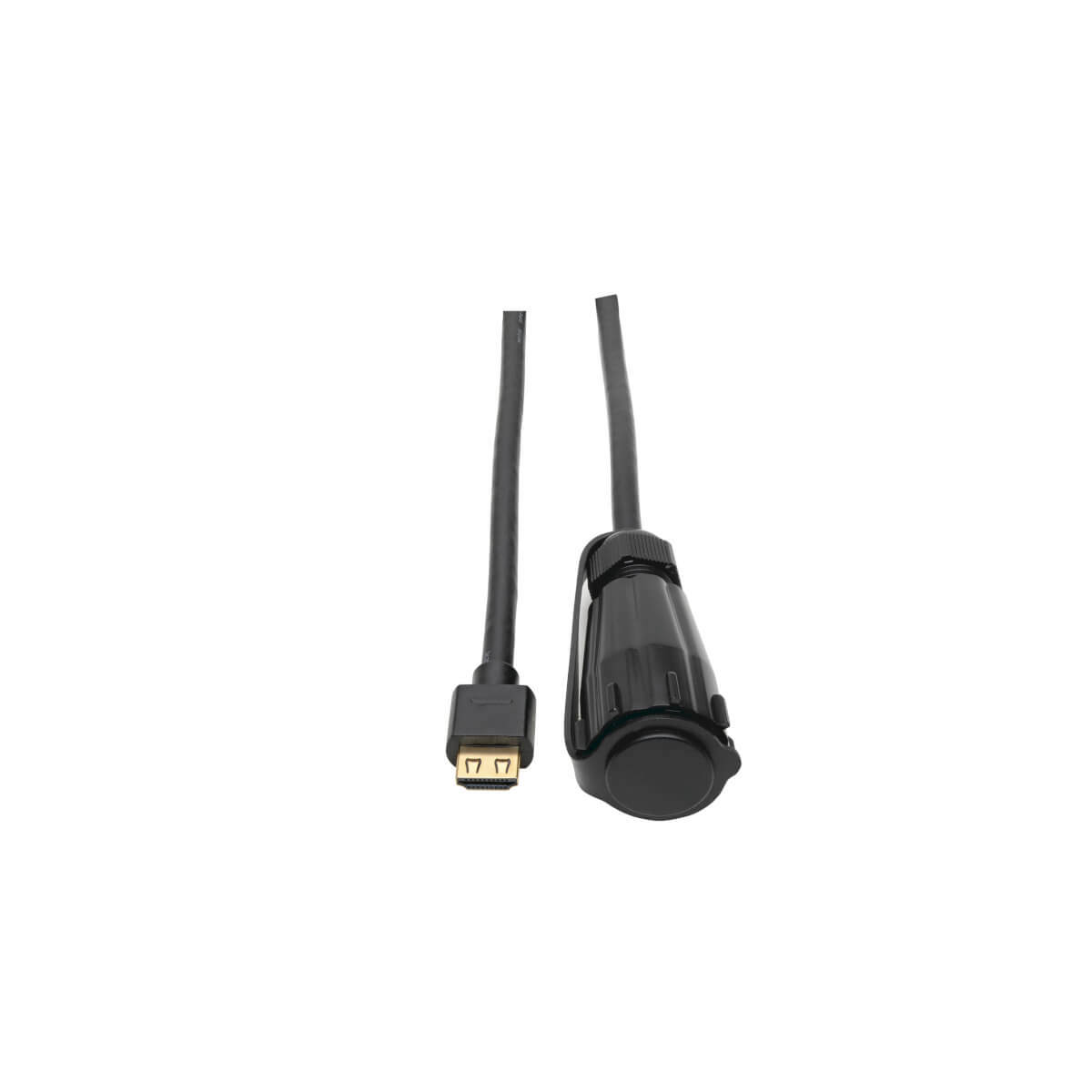 Eaton P569-IND High-Speed HDMI Cable (M/M) - 4K 60 Hz, HDR, Industrial, IP68, Bk