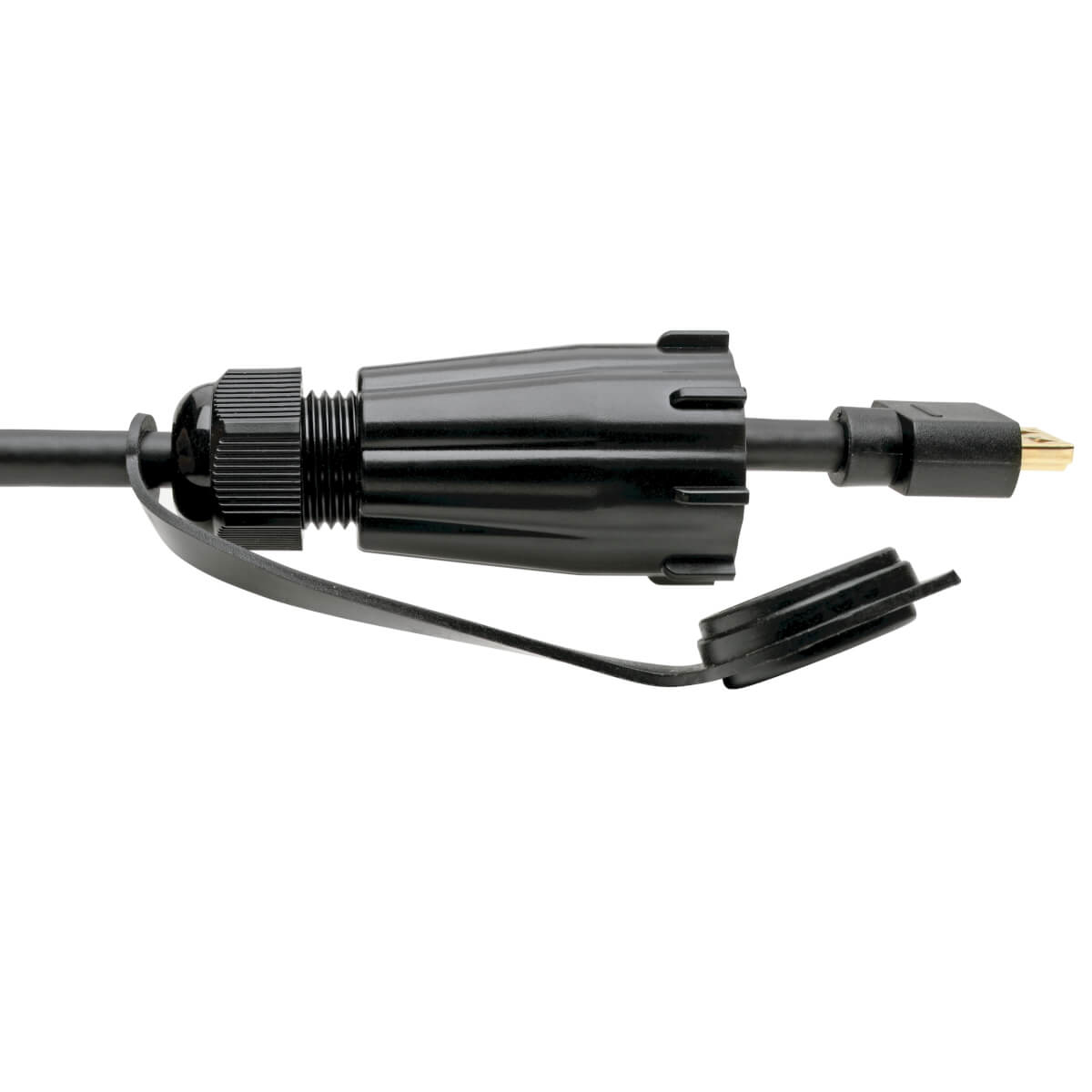 Eaton P569-IND High-Speed HDMI Cable (M/M) - 4K 60 Hz, HDR, Industrial, IP68, Bk