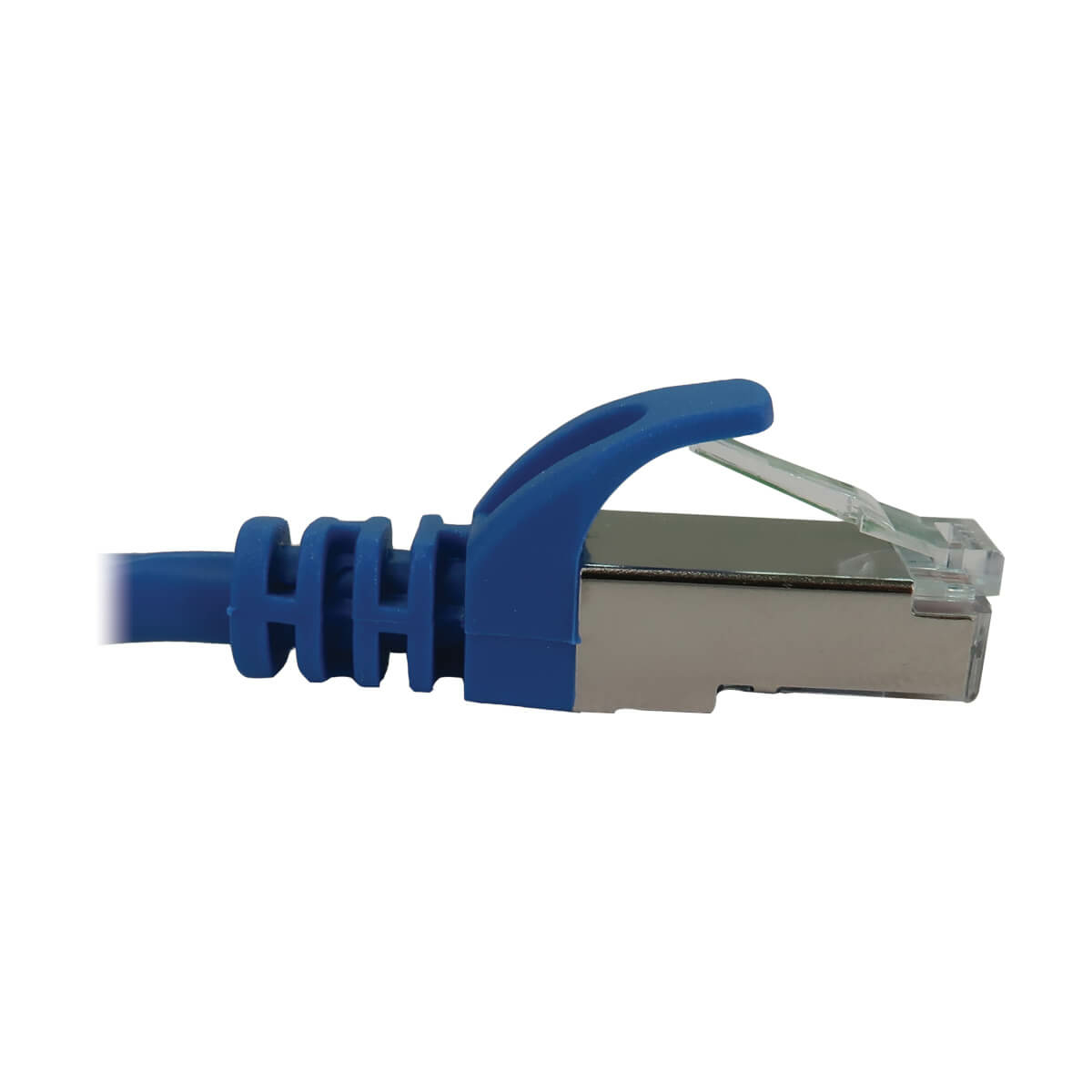 Eaton N262-S-BL Cat6a 10G Snagless Shielded Slim STP Ethernet Cable, PoE,BL