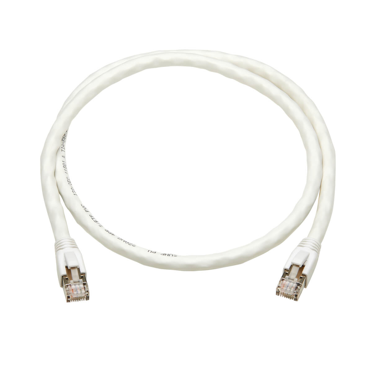 Eaton N272-WH Cat8 25G/40G-Certified Snagless Shielded S/FTP Ethernet Cable, WT