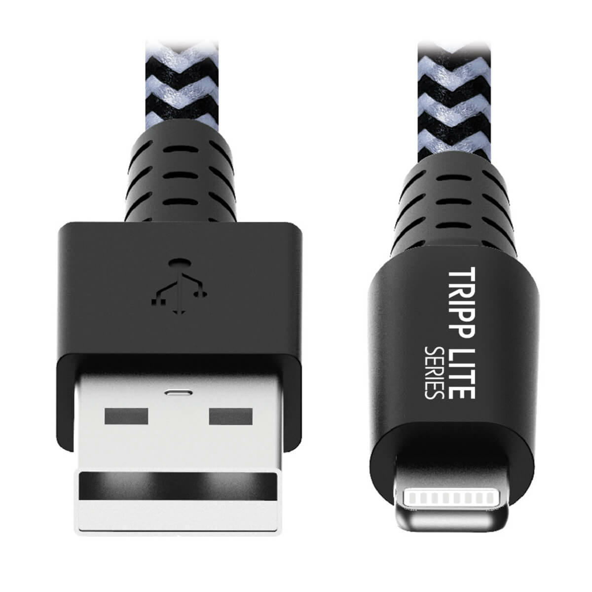 Eaton M100-HD Heavy-Duty USB-A to Lightning Sync/Charge Cable- M/M, USB 2.0